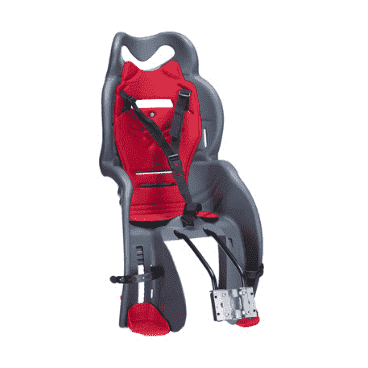 Велокресло заднее на подседельную трубу Vinca sport серо-красный HTP 930 00010797