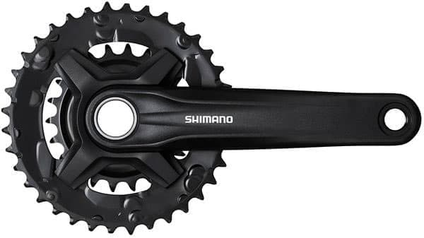 Система шатунов Shimano FC-MT210-B2, FOR REAR 9-SPEED без защиты, под Hollowtech II, 36-22T, 175 мм,