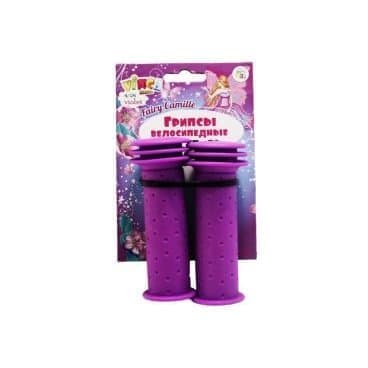 Грипсы Vinca sport Фея Камилла 102 мм фиолетовые H-G 96 fairy Сamilla