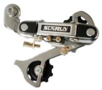 Переключатель задний SUNRUN RD 04A, 6/7/8 скоростей, на адаптер (петух), средняя, 35T  RD 04A