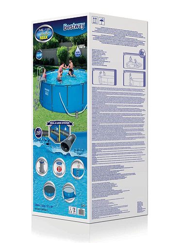 Бассейн каркасный Bestway Steel Pro 366х122 см, арт. 56088 фото 2 Бассейн каркасный Bestway Steel Pro 366х122 см, арт. 56088 фото 2