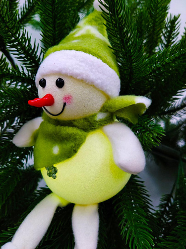 													Снеговик 14 см салатовый 27010-1Green1 фото 5