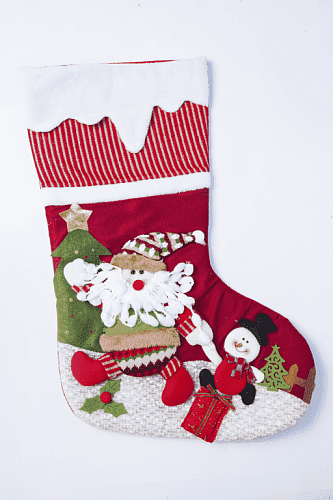 													Носок рождественский 70*50 см красный  9817938