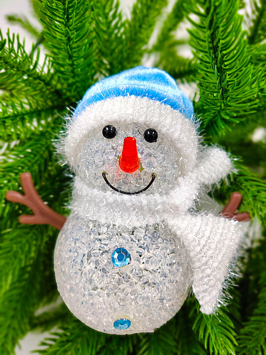 													Снеговик 12 см голубой 27010Blue1