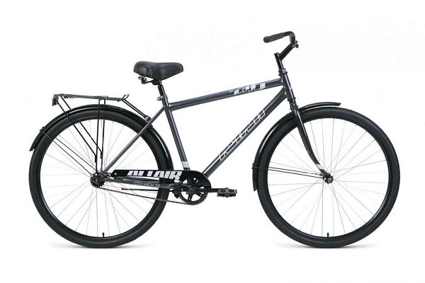 Велосипед городской дорожный  ALTAIR City high 28"/700c 19" темно-серый/серебристый RBKT1YN81004 202
