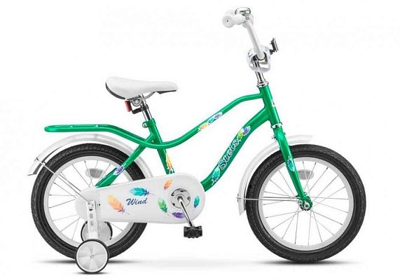 Велосипед детский STELS WIND 14" XS 1 ск. зеленый LU071832 
