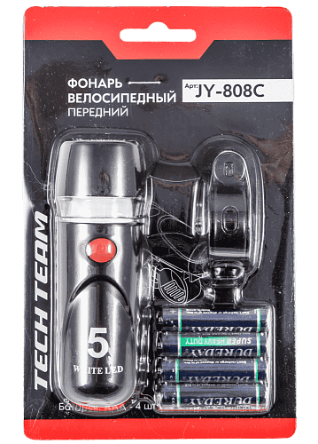 													Фонарь Tech Team  , 5 диодов , , тип 2xAAA  NN001439 фото 2
