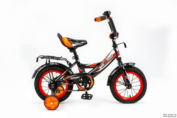 Велосипед детский MAXXPRO SPORT 12"  1 ск. черно-оранжевый SPORT-12-6 (19) 