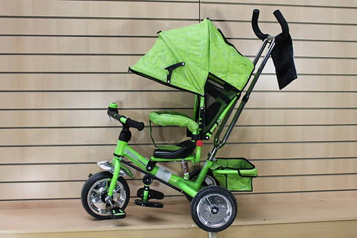 Велосипед трехколесный зеленый Y087-H36061 Велосипед трехколесный зеленый Y087-H36061