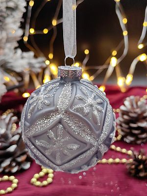 Шар туманный 8 см, стекло Merry Green MG24209