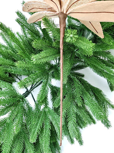 													Цветок золото d 31 см 99223104gold фото 4