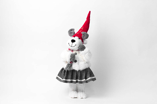 													Лось 50 см белый 98179914 фото 2