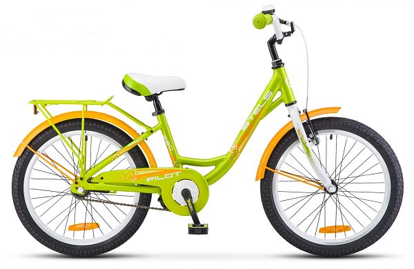 Велосипед детский STELS Pilot 220 Lady 20"  1 ск. зеленый LU073730 2021