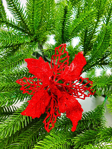 													Цветок красный d  см Al-спайка-3r фото 3