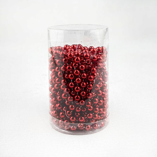 													Бусы красный 5 метров см SML-10red-X