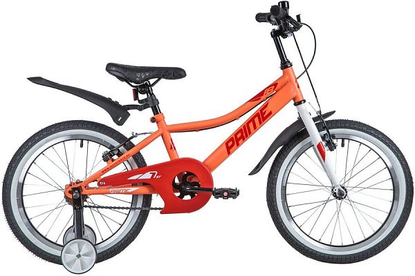 Велосипед детский Novatrack PRIME 18" 10,5"  ск. красный 187PRIME1V.RD20 2020