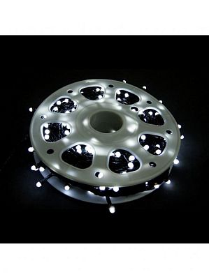  50 м, белый холодный 240 LED, , провод , К130-488
