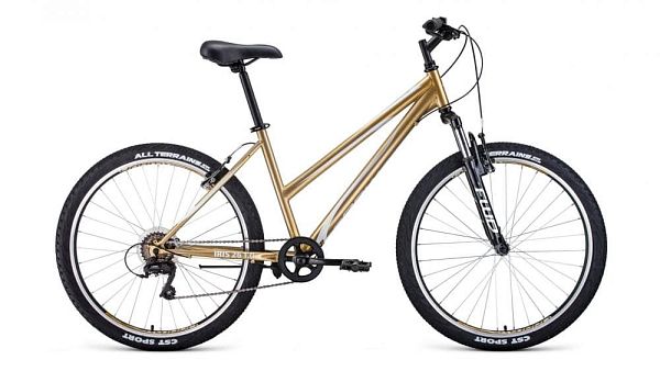 Велосипед горный FORWARD IRIS 26 1.0 26" 17" 6 ск. золотой RBKW1M166005 2021