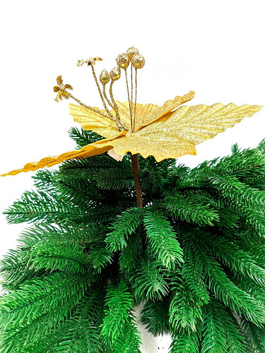 													Цветок золотой d 21 см Flo-33 фото 4