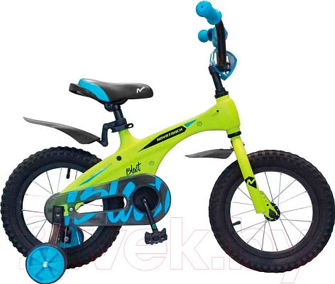 Велосипед детский Novatrack BLAST 14" XS 1 ск. зеленый неон 145MBLAST.GN9 