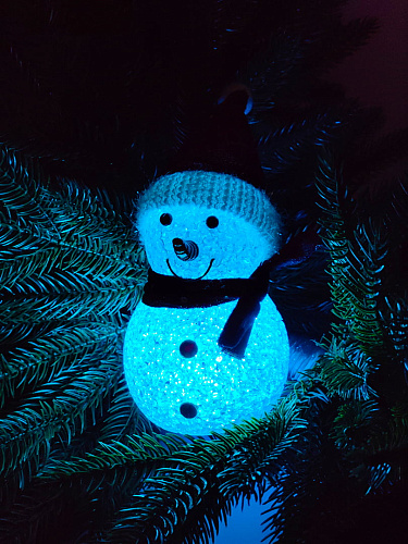 													Снеговик 12 см красный 27010R1 фото 2