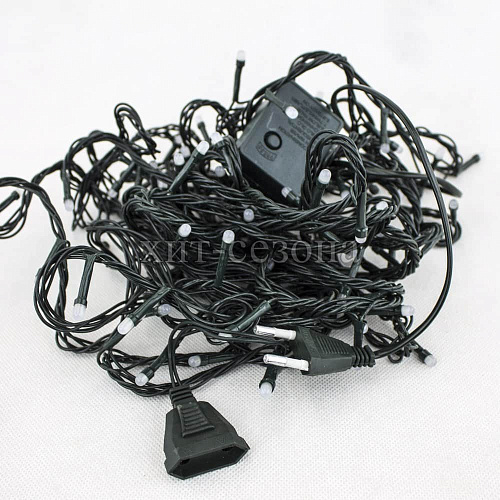 													 9 м, белый теплый 100 LED, , провод , 2018519 фото 3