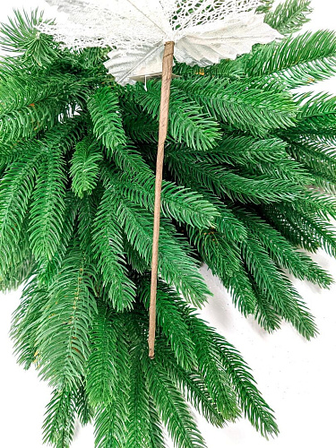 													Цветок серебристый d 21 см Flo-2S фото 4