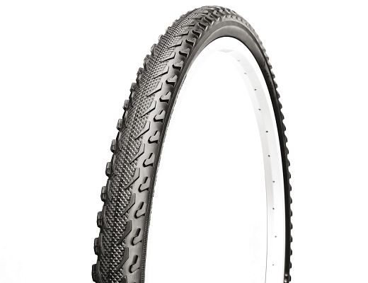 Велопокрышка DELI 26"х1,90 SA-207 BLACK w/ BLUE LINE   