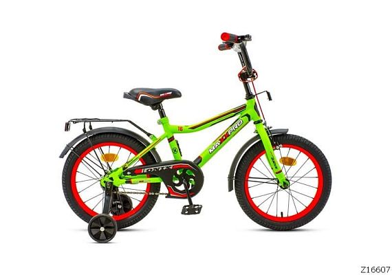 Велосипед детский MAXXPRO ONIX 16"   ск. матовый зелено-красный ONIX-16-2 (19) 