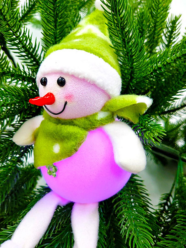 													Снеговик 14 см салатовый 27010-1Green1 фото 3