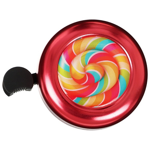 													Звонок велосипедный Graffiti «Карамелька» черный, розовый 7362420 фото 2