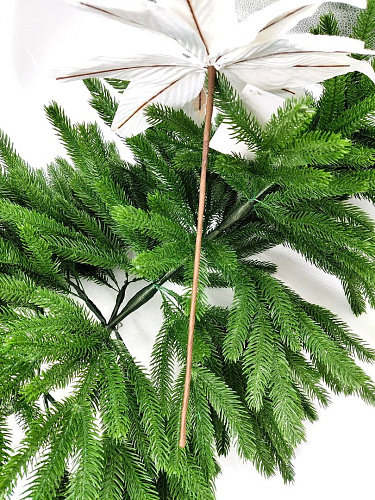 													Цветок белый d 29 см 99222902white фото 3