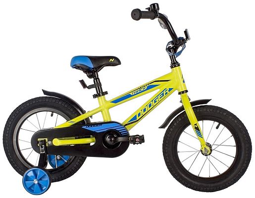 Велосипед детский Novatrack DODGER 14" 8,5" 1 ск. зеленый 145ADODGER.GN22 2022