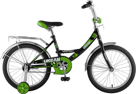 Велосипед детский Novatrack URBAN 20" 11,5"  ск. черный 203URBAN.BK9 