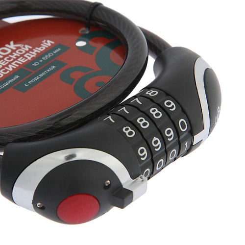 													Замок кодовый LOCKLAND castle, 10x650мм, черный, с подсветкой 7478451 фото 3