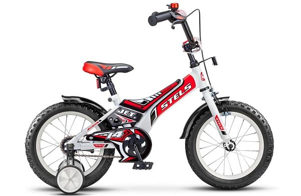 Велосипед детский STELS JET 18" 10,5" 1 ск. бело-красный LU077007/2121 
