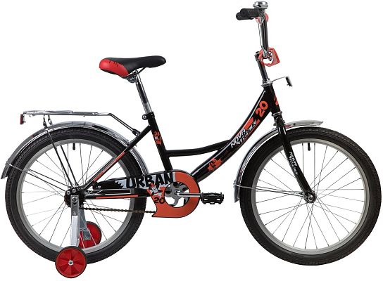 Велосипед детский Novatrack URBAN 20" 11,5"  ск. черный 203URBAN.BK20 2020