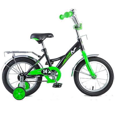 Велосипед детский Novatrack STRIKE 16"   ск. Черный-зеленый 163STRIKE.BKG8 