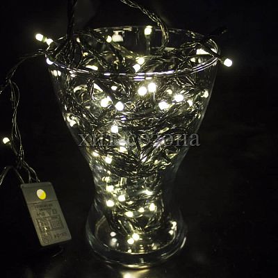  9 м, белый теплый 100 LED, , провод , 2018519