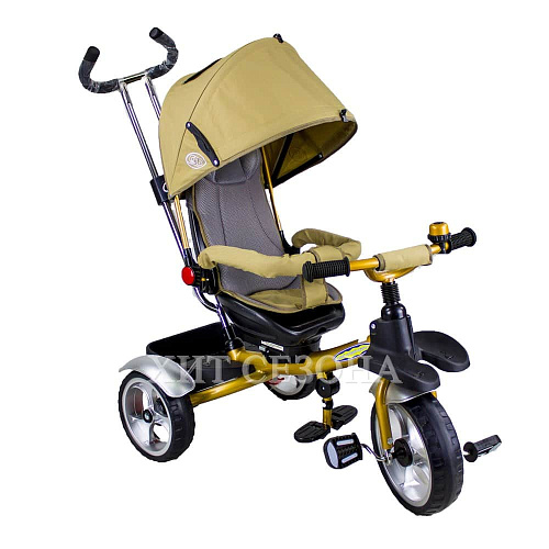 Велосипед трехколесный бежевый Y087-H36069 Велосипед трехколесный бежевый Y087-H36069