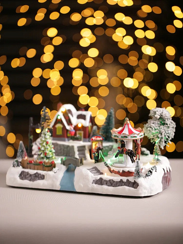 													Новогодняя композиция  35х19х20 см MG0627-13 фото 2