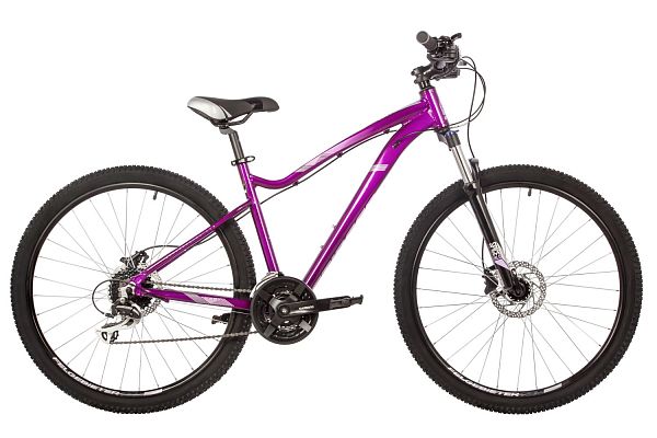 Велосипед горный Stinger VEGA EVO 27.5" 17" 24 ск. фиолетовый 27AHD.VEGAEVO.17VT1 2021