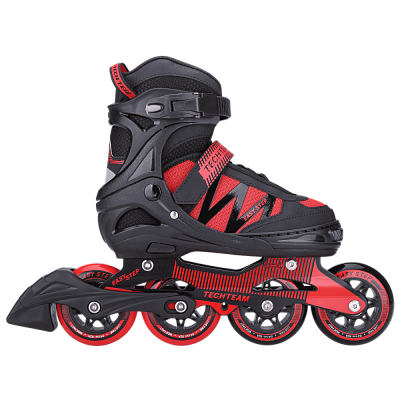 Роликовые коньки Tech Team Easy Step, 31-34 Black - Red, , 00010911