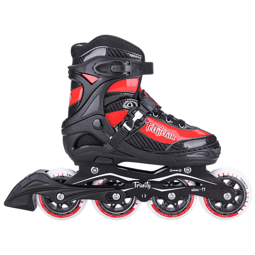													Роликовые коньки Tech Team Trinity, 39-42 Black - Red, , 00008306