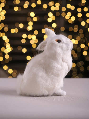 													Зайчик 17х24 см белый 0627-29