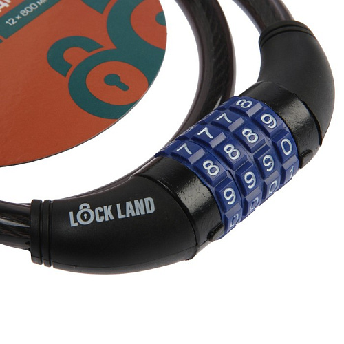 													Замок кодовый LOCKLAND castle, 12x800мм, черный,  3299297 фото 2