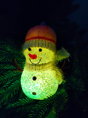 													Снеговик 12 см розовый 27010P фото 2