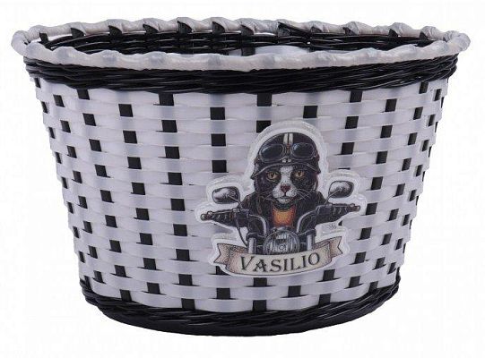 Велокорзина передняя Vinca sport Василио детская белый/черный P 04 Vasilio