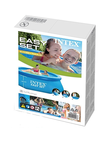 													Бассейн надувной Intex Fast Set 244x76 см, арт. 28110 фото 8