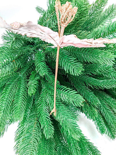 													Цветок розовый d 23 см Al-9202-8p фото 4